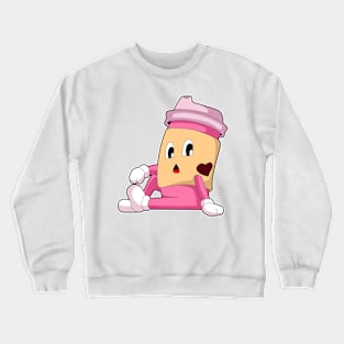 Heart Coffee Mug Crewneck Sweatshirt